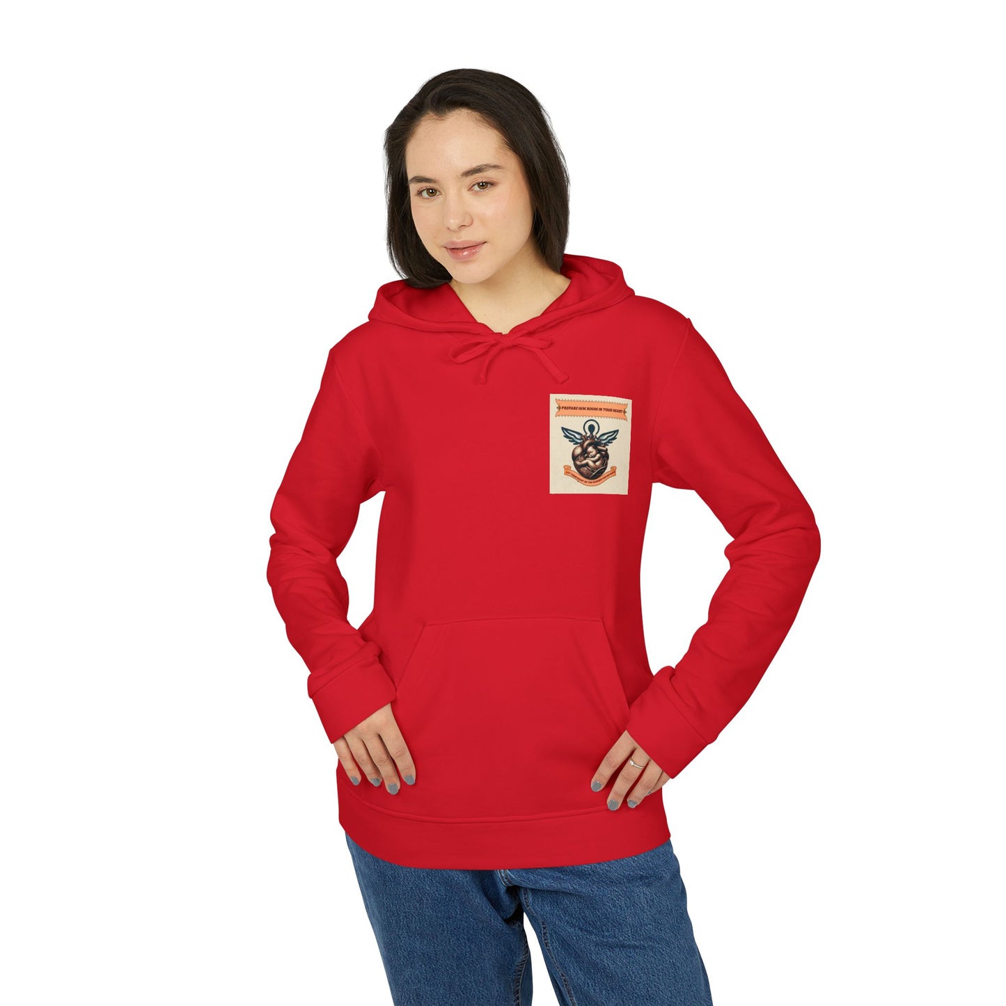 adidas Unisex Fleece Hoodie -Prepare Him room