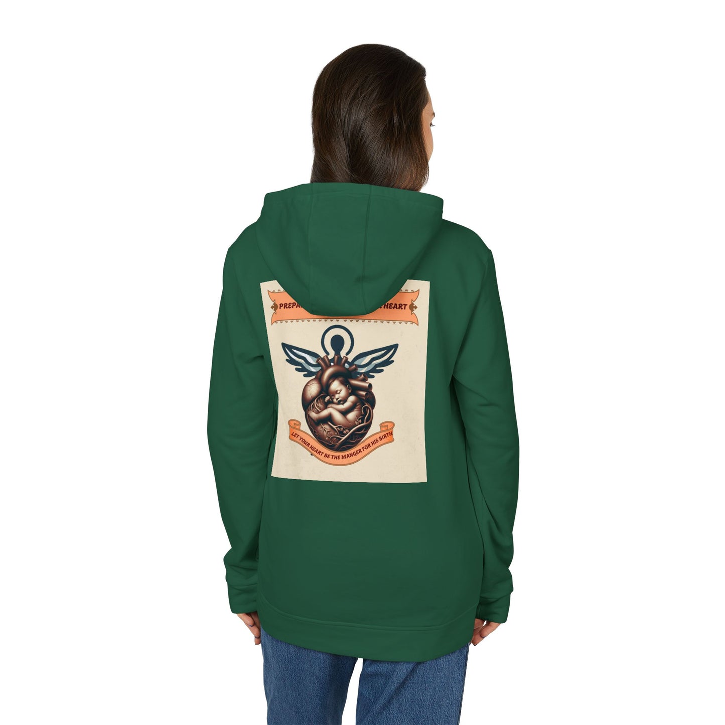 adidas Unisex Fleece Hoodie -Prepare Him room
