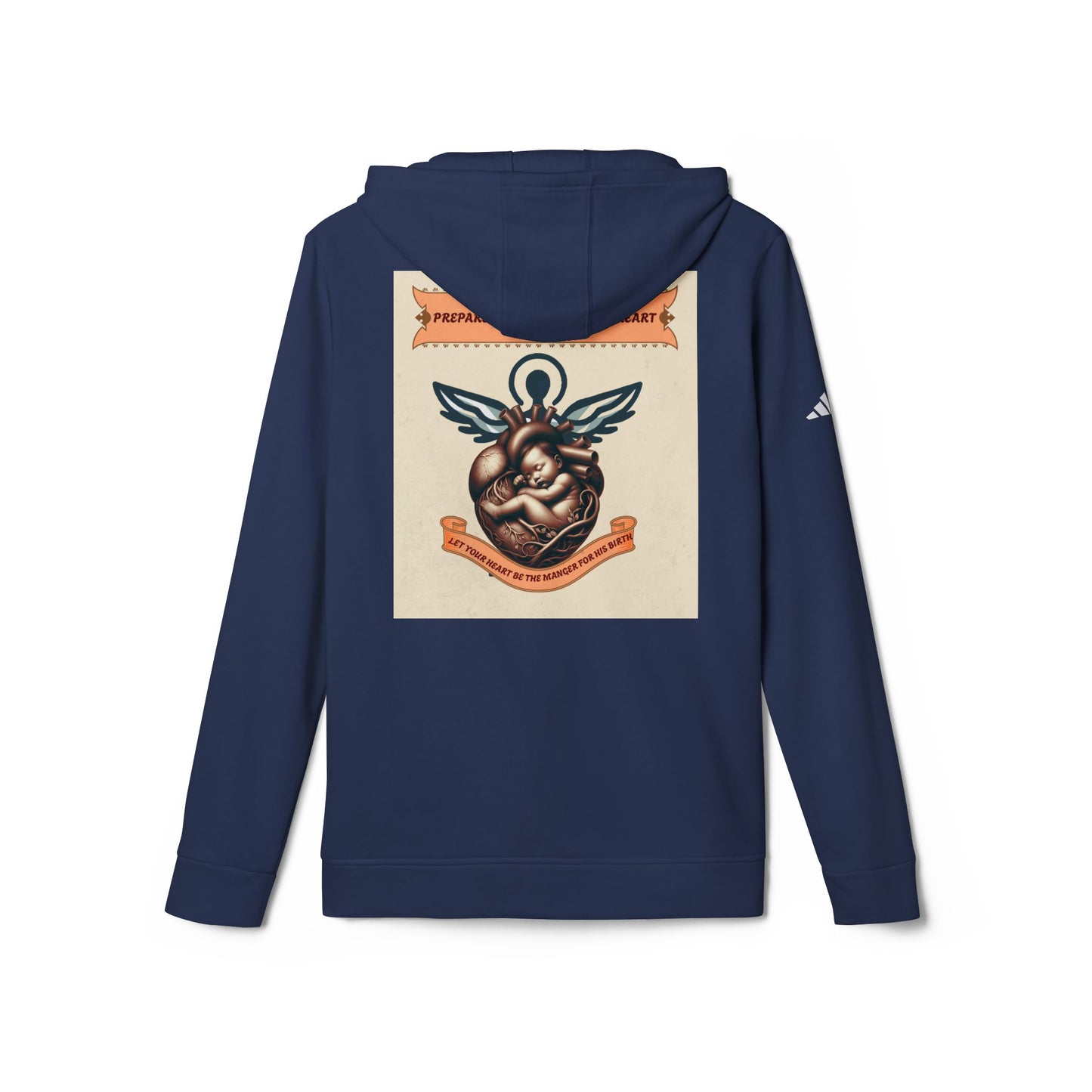 adidas Unisex Fleece Hoodie -Prepare Him room