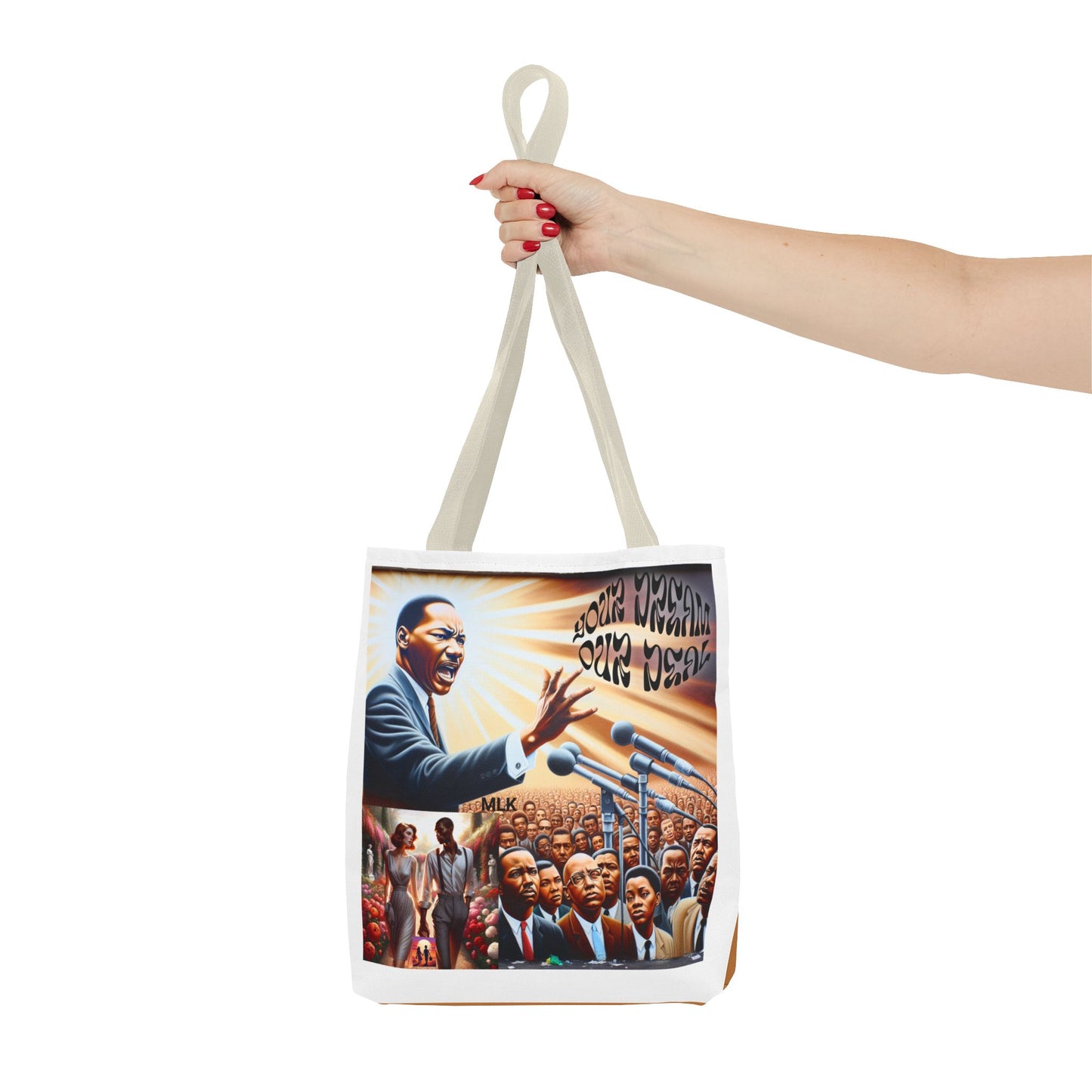 Classy Tote Bag (AOP) (Your Dream, Our Deal)  -For Black History month