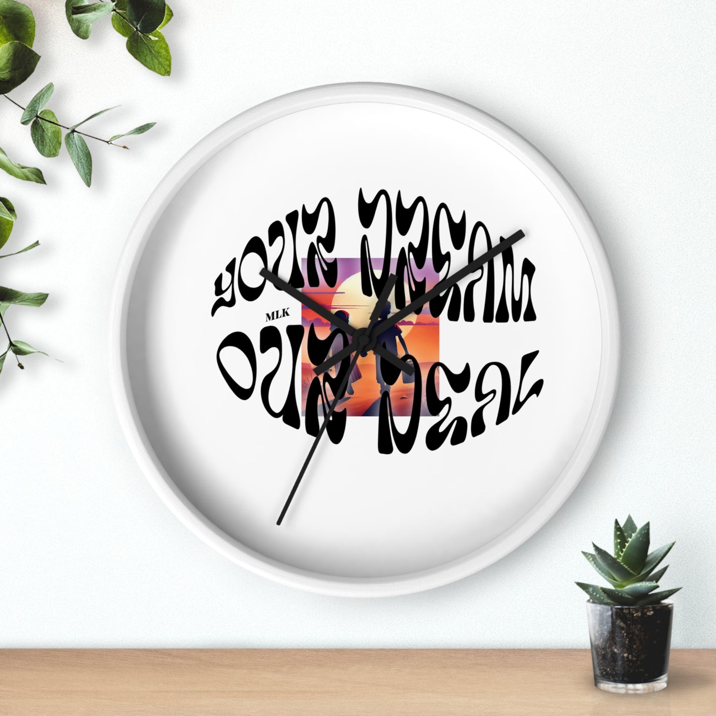 Wall Clock (Your Dream, Our Deal)- Black History Month Product