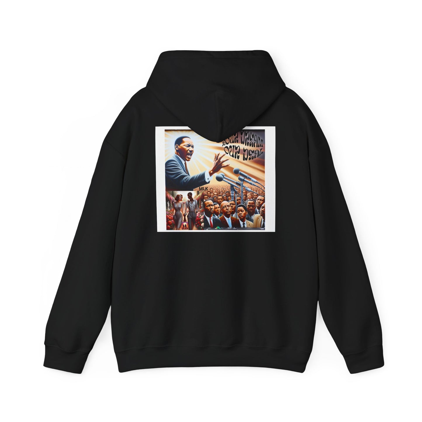 Classy Unisex Heavy Blend(Your Dream, Our Deal)™ Hooded Sweatshirt- Black History Month Product