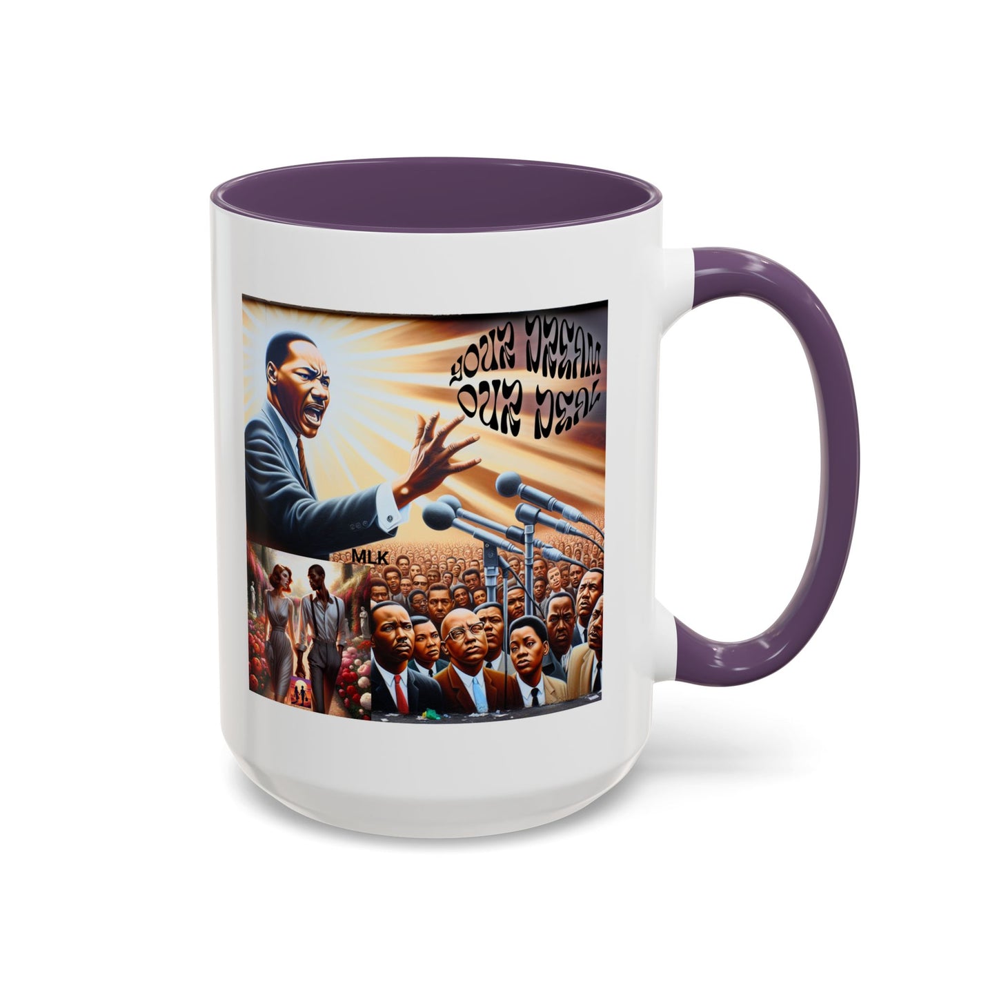 Accent Coffee Mug (11, 15oz)(Your Dream, Our Deal) - Black History Month Product