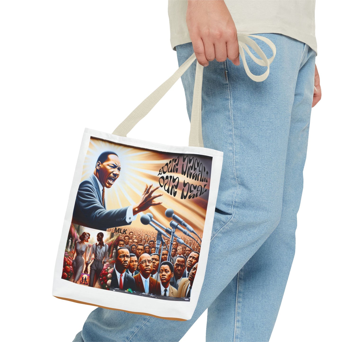 Classy Tote Bag (AOP) (Your Dream, Our Deal)  -For Black History month