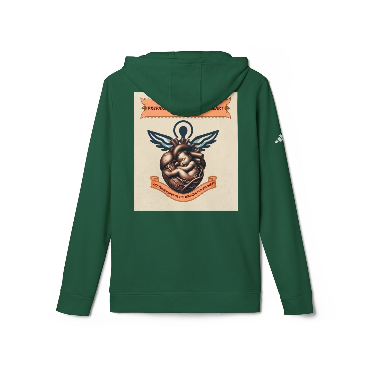 adidas Unisex Fleece Hoodie -Prepare Him room