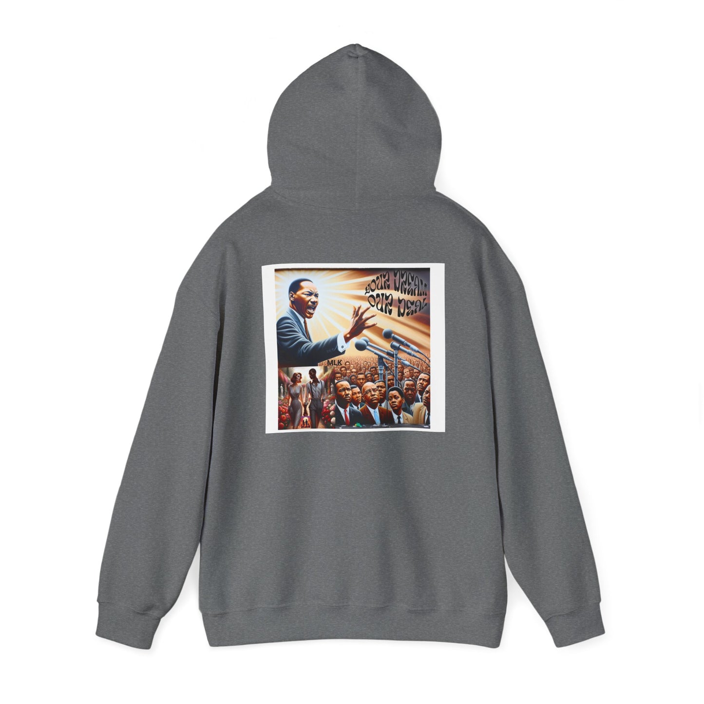 Classy Unisex Heavy Blend(Your Dream, Our Deal)™ Hooded Sweatshirt- Black History Month Product