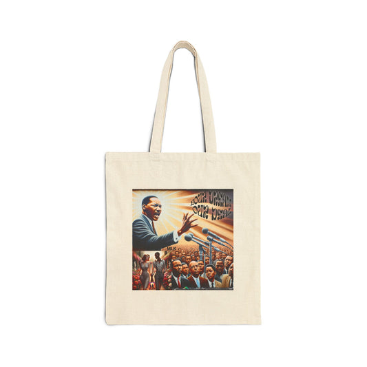 Classy Cotton Canvas Tote Bag (Your Dream, Our Deal)-For Black History month