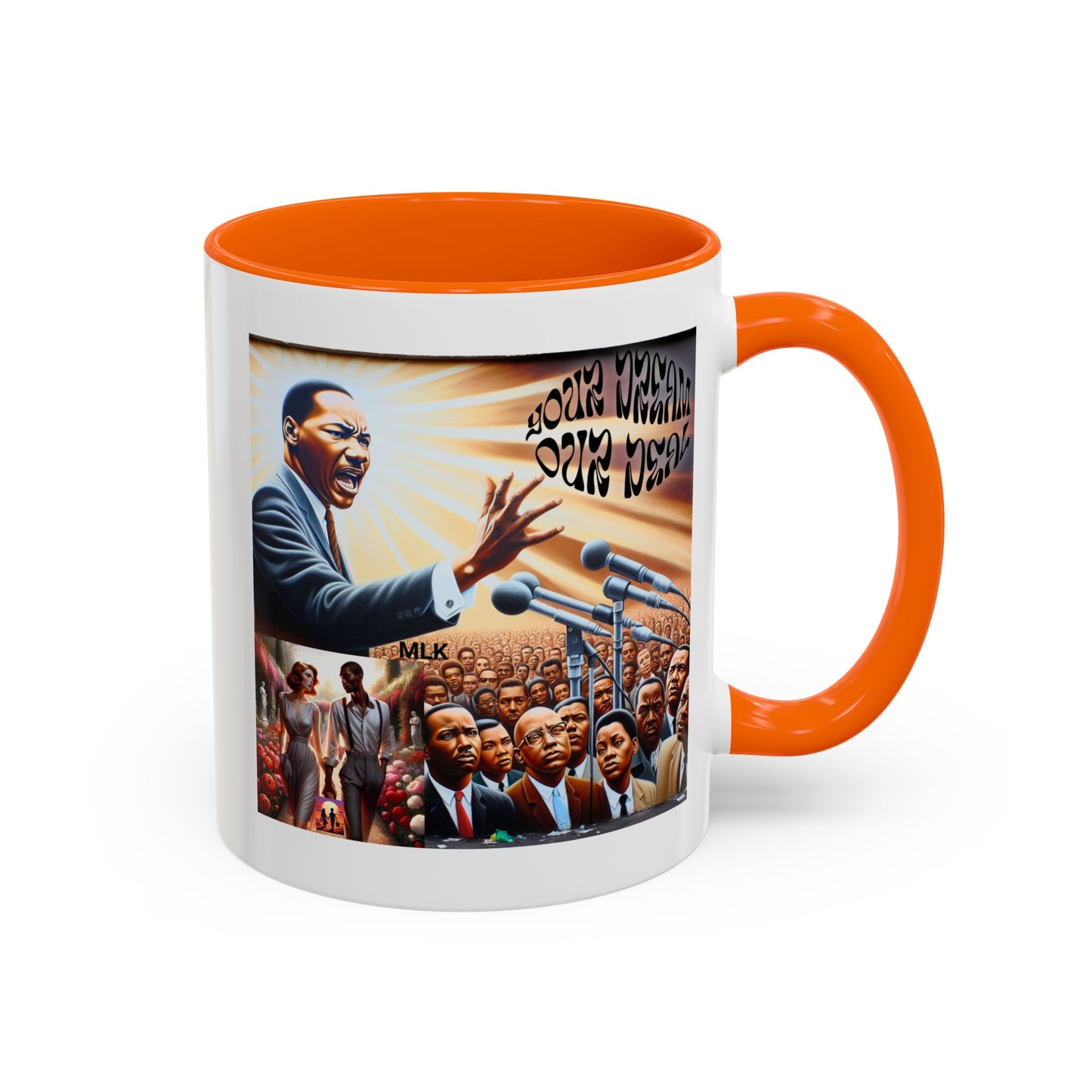 Accent Coffee Mug (11, 15oz)(Your Dream, Our Deal) - Black History Month Product