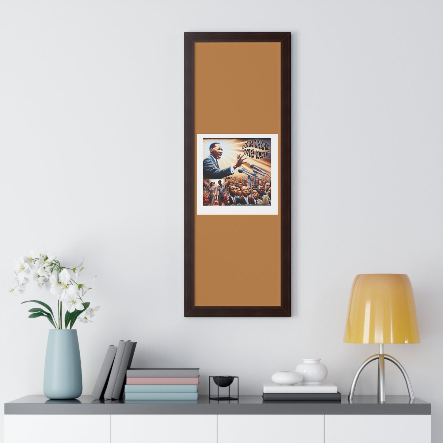 Framed Vertical Poster (Your Dream, Our Deal)- Black History Month Product