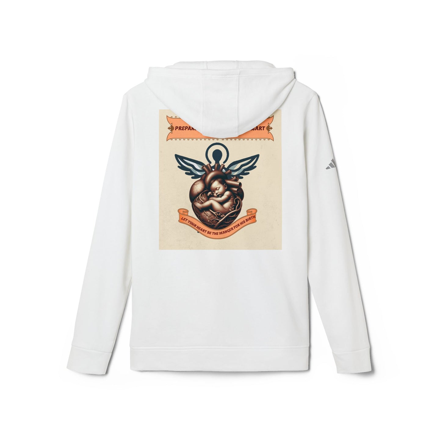 adidas Unisex Fleece Hoodie -Prepare Him room
