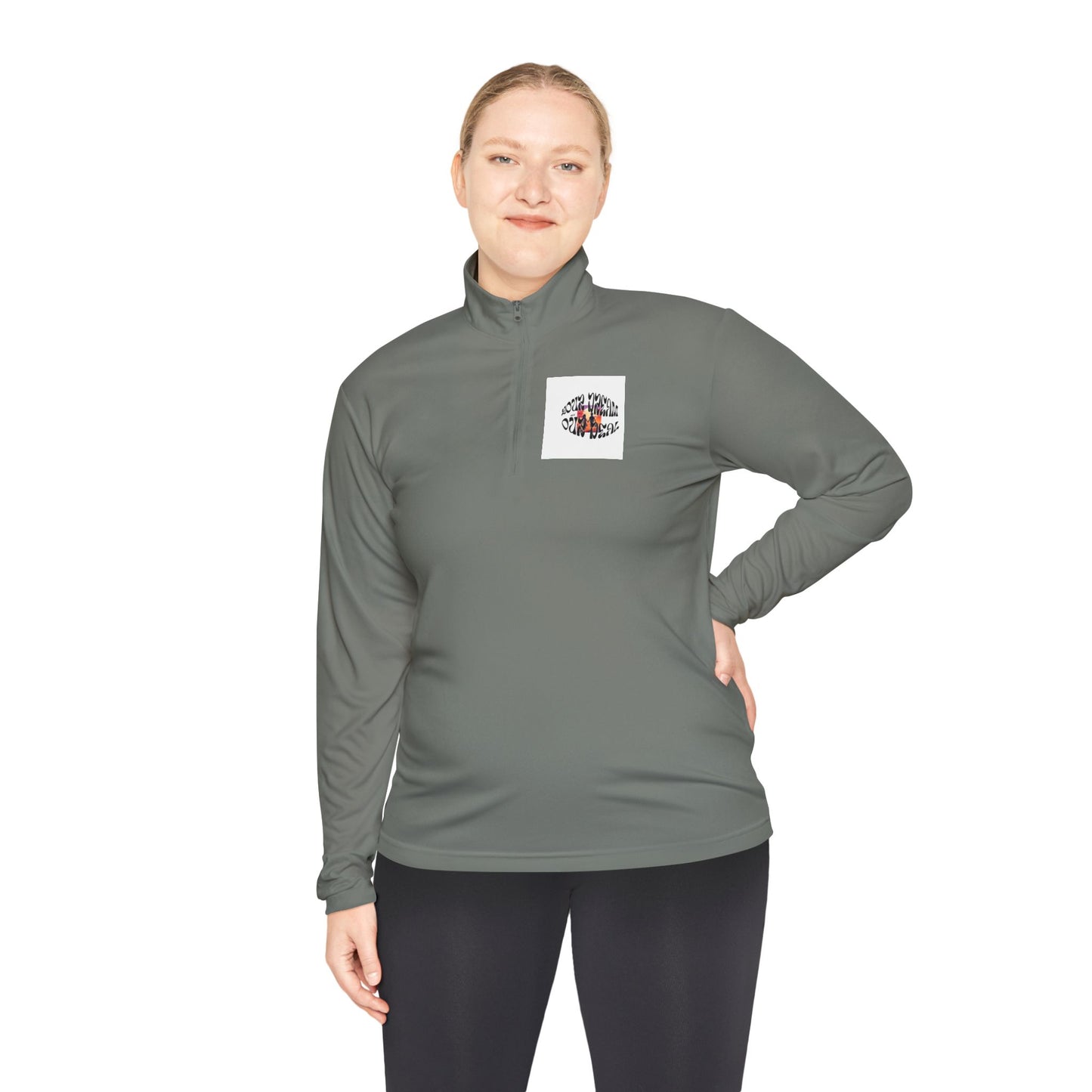 Unisex Quarter-Zip Pullover (Your Dream, Our Deal)-For Black History month