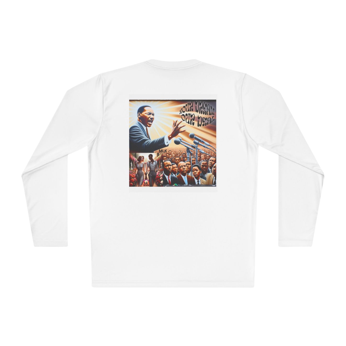 Unisex Lightweight Long Sleeve Tee (Your Dream, Our Deal) -For Black History month