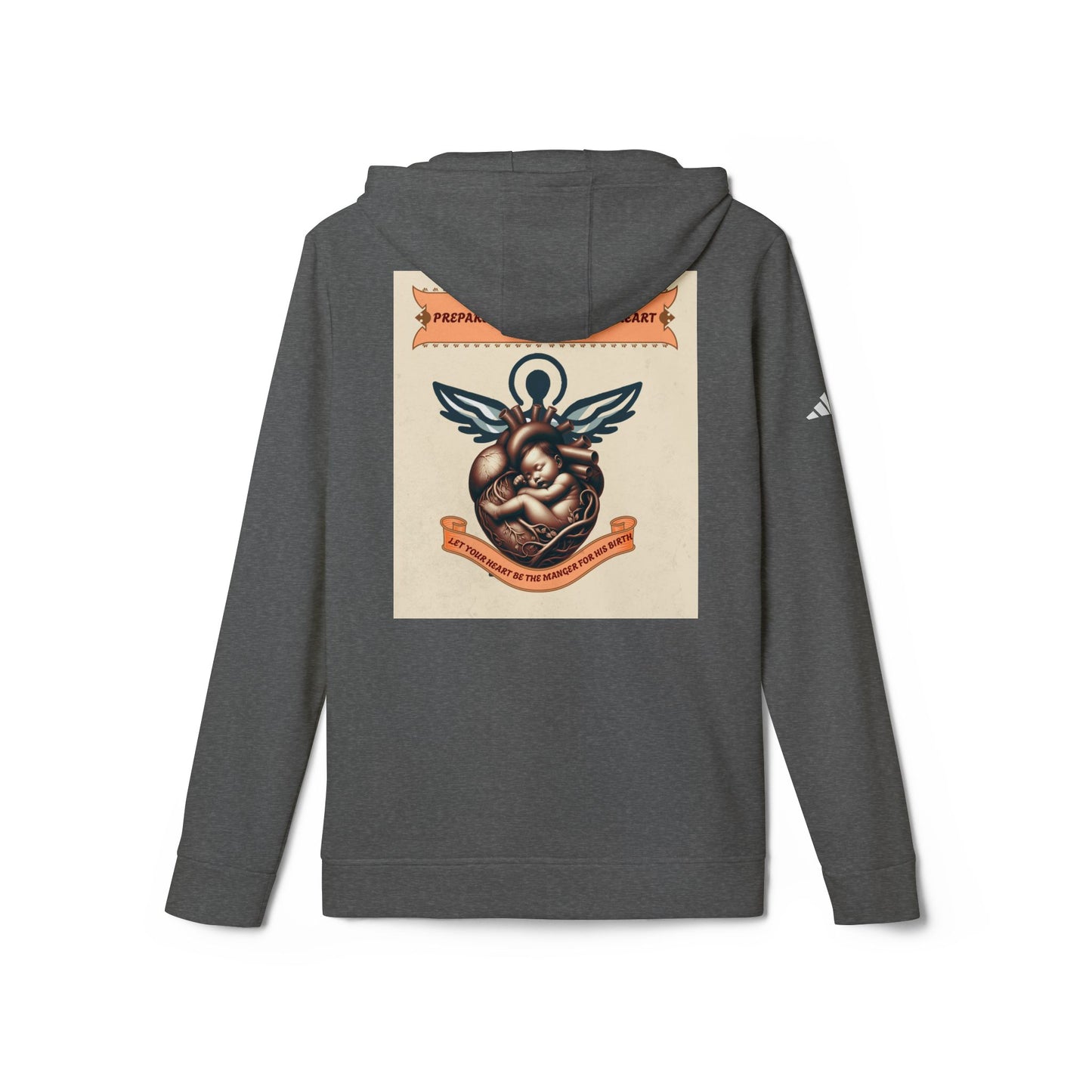adidas Unisex Fleece Hoodie -Prepare Him room