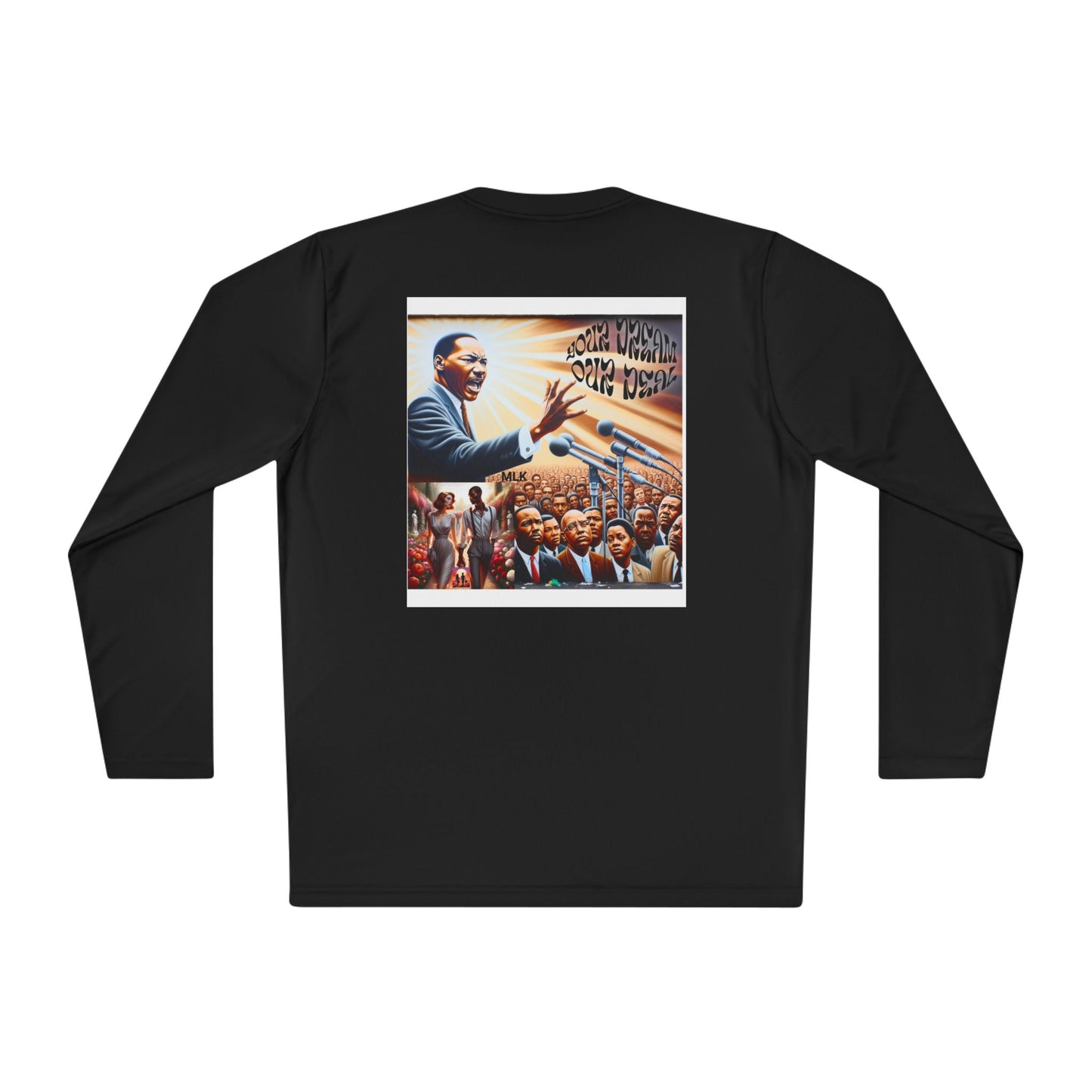 Unisex Lightweight Long Sleeve Tee (Your Dream, Our Deal) -For Black History month