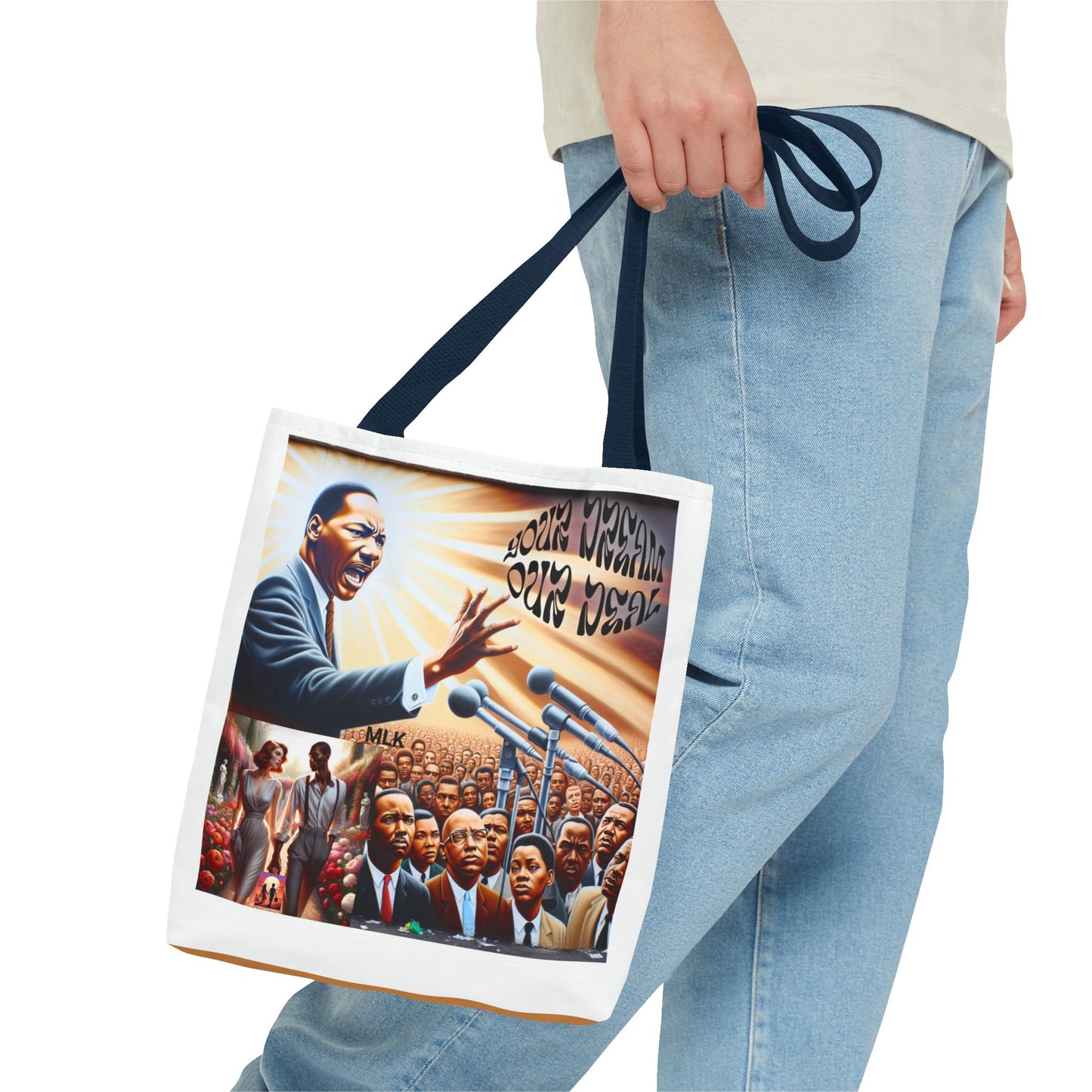 Classy Tote Bag (AOP) (Your Dream, Our Deal)  -For Black History month