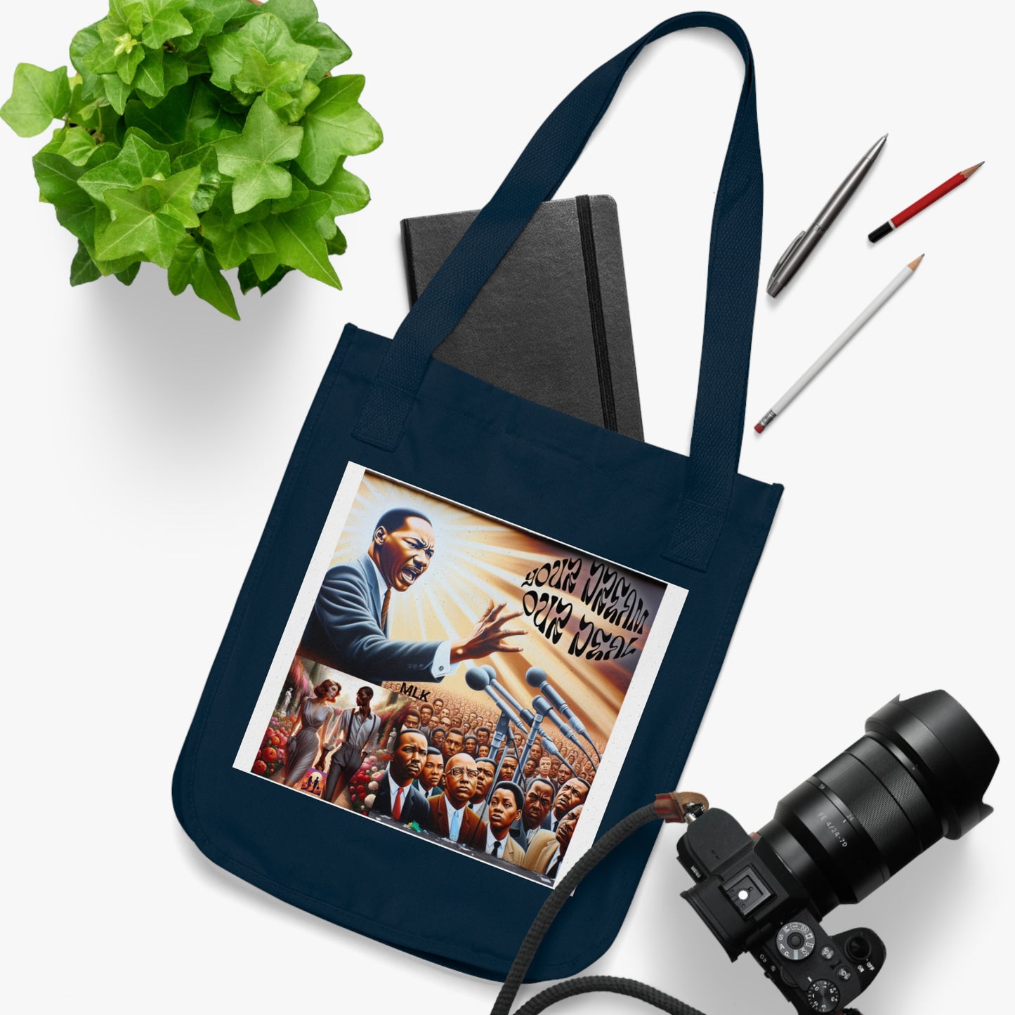 Classy Organic Canvas Tote Bag (Your Dream, Our Deal)-For Black History month