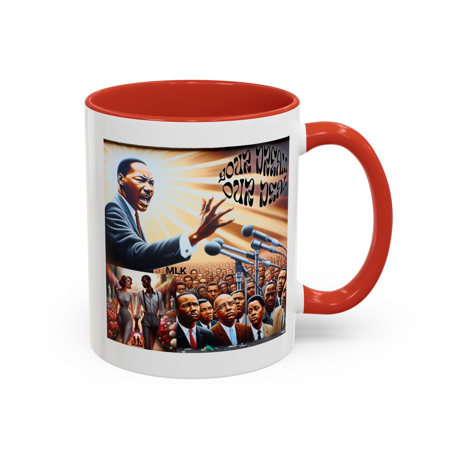 Accent Coffee Mug (11, 15oz)(Your Dream, Our Deal) - Black History Month Product