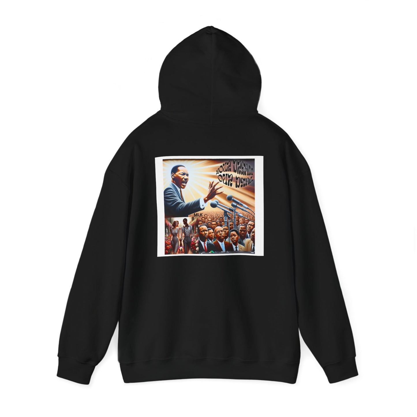 Classy Unisex Heavy Blend(Your Dream, Our Deal)™ Hooded Sweatshirt- Black History Month Product