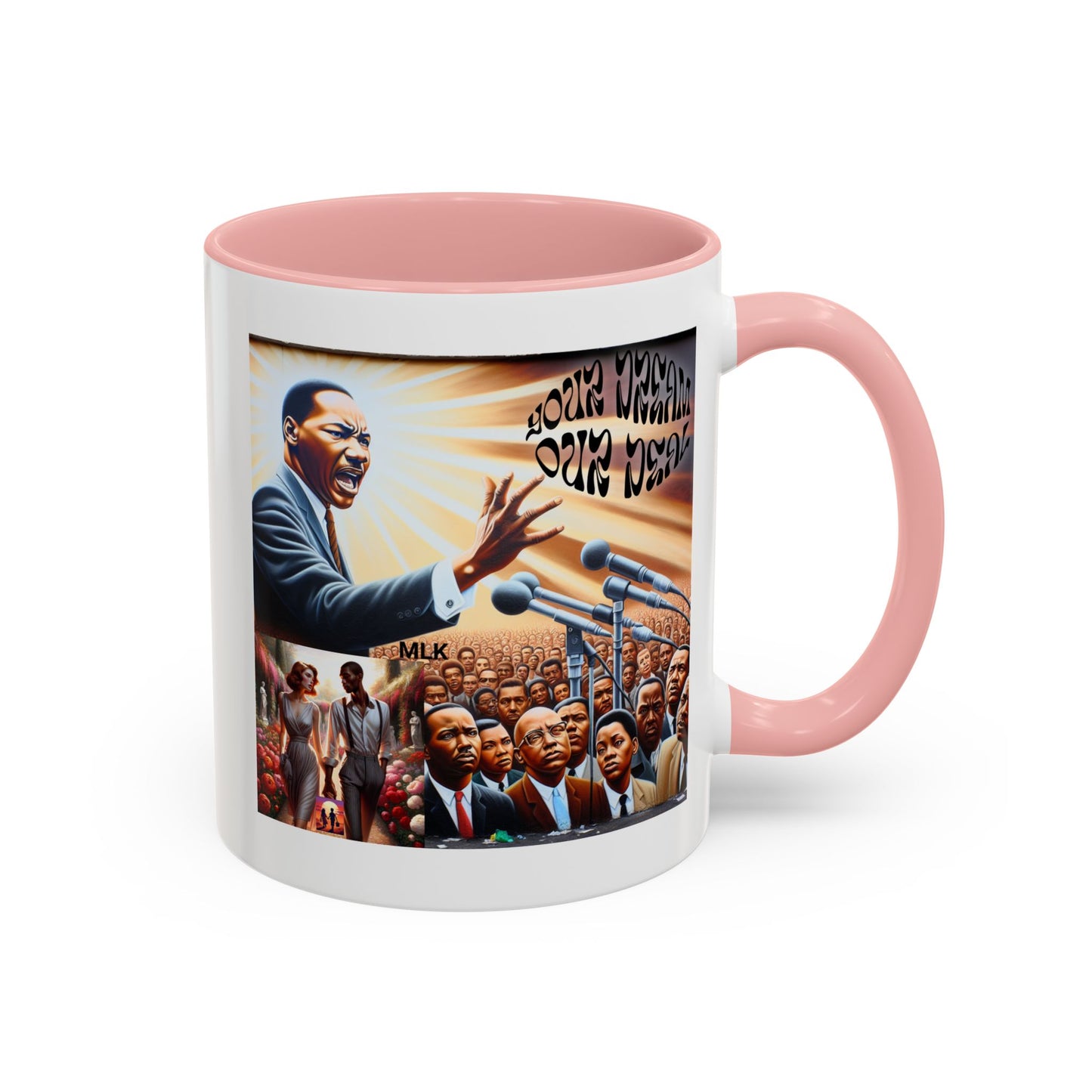 Accent Coffee Mug (11, 15oz)(Your Dream, Our Deal) - Black History Month Product