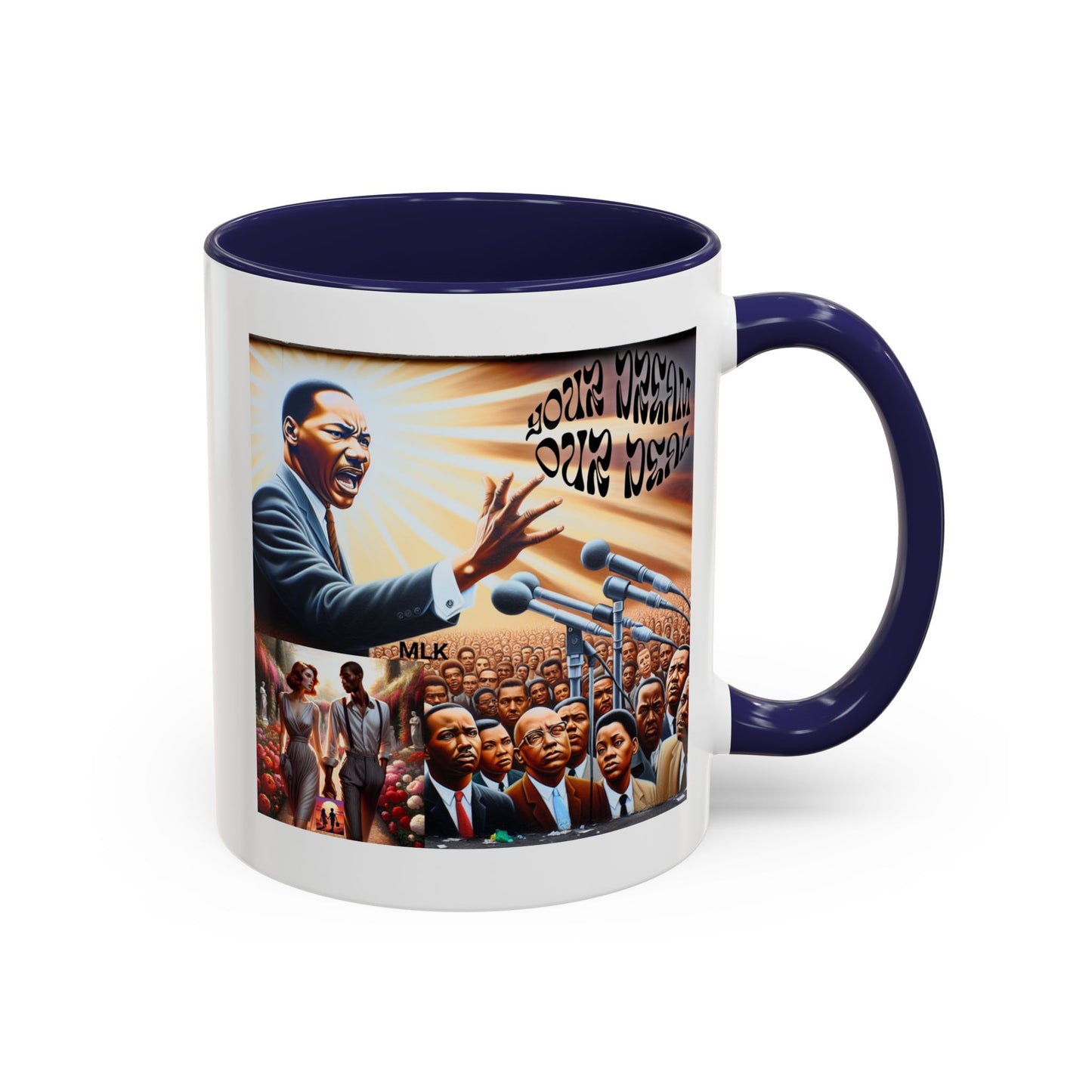 Accent Coffee Mug (11, 15oz)(Your Dream, Our Deal) - Black History Month Product