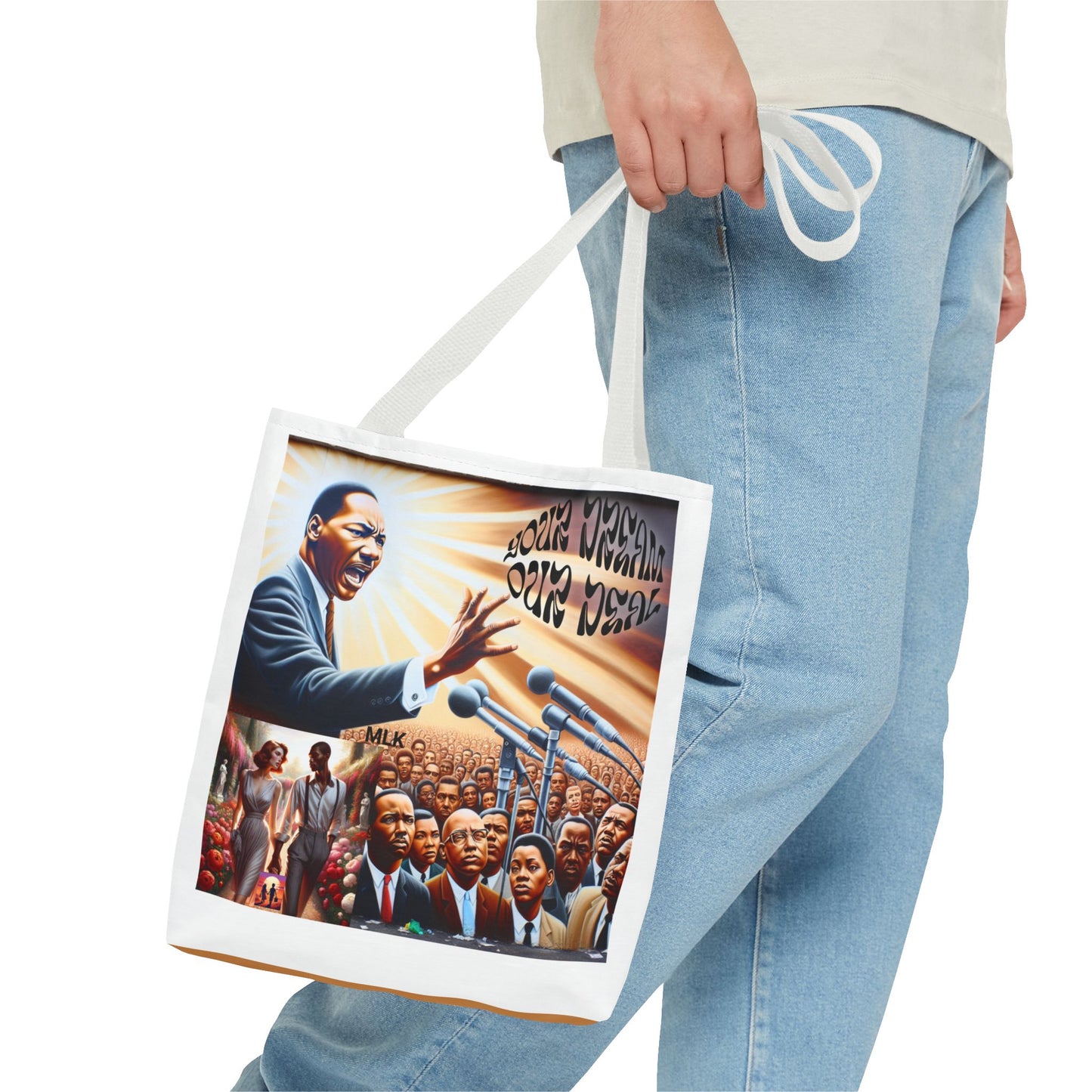 Classy Tote Bag (AOP) (Your Dream, Our Deal)  -For Black History month