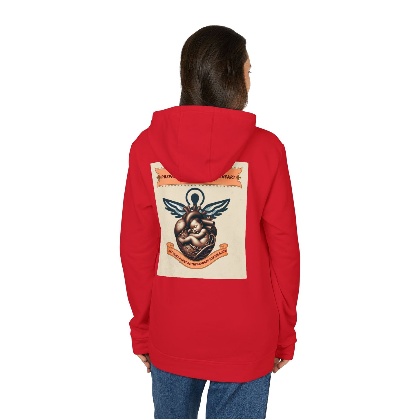 adidas Unisex Fleece Hoodie -Prepare Him room