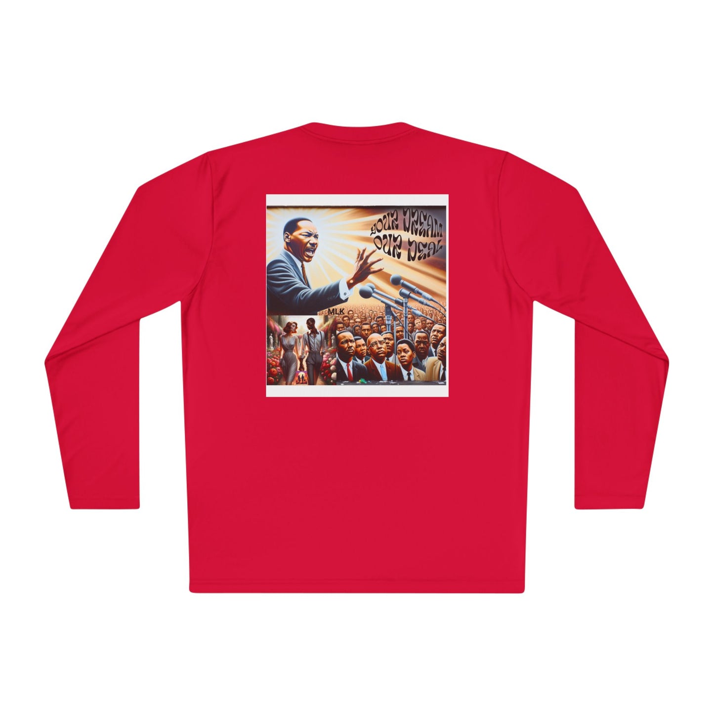 Unisex Lightweight Long Sleeve Tee (Your Dream, Our Deal) -For Black History month