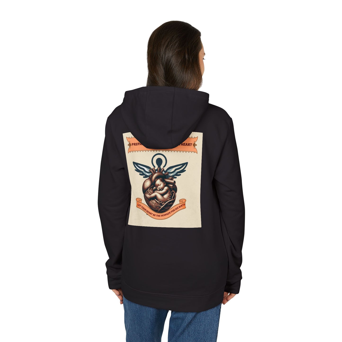 adidas Unisex Fleece Hoodie -Prepare Him room