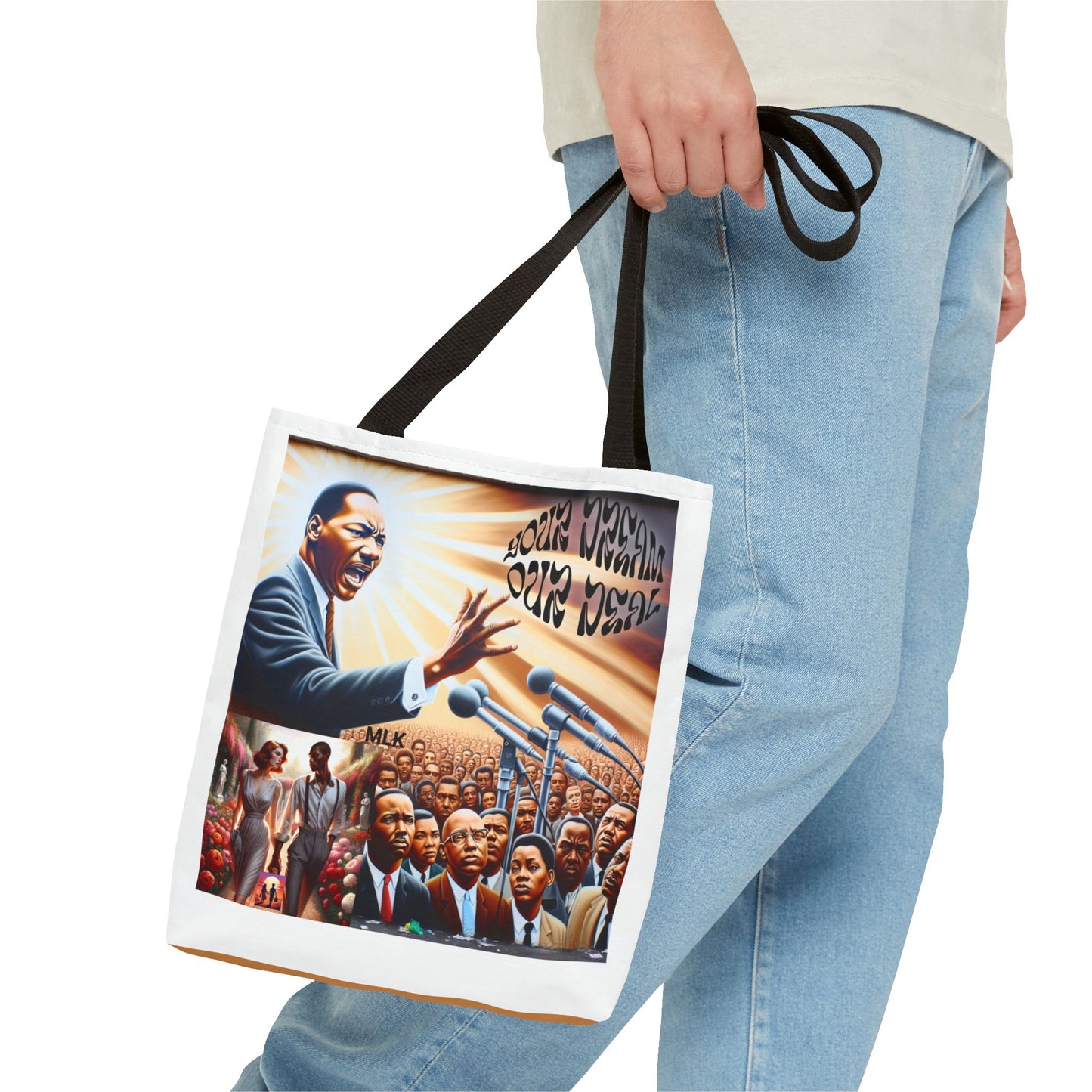 Classy Tote Bag (AOP) (Your Dream, Our Deal)  -For Black History month