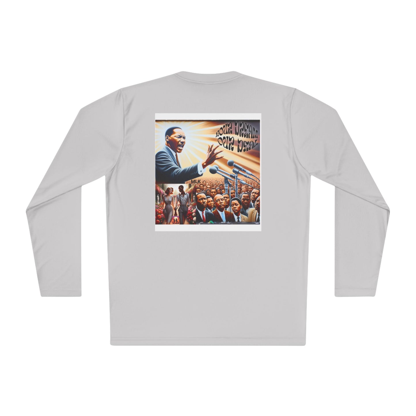 Unisex Lightweight Long Sleeve Tee (Your Dream, Our Deal) -For Black History month