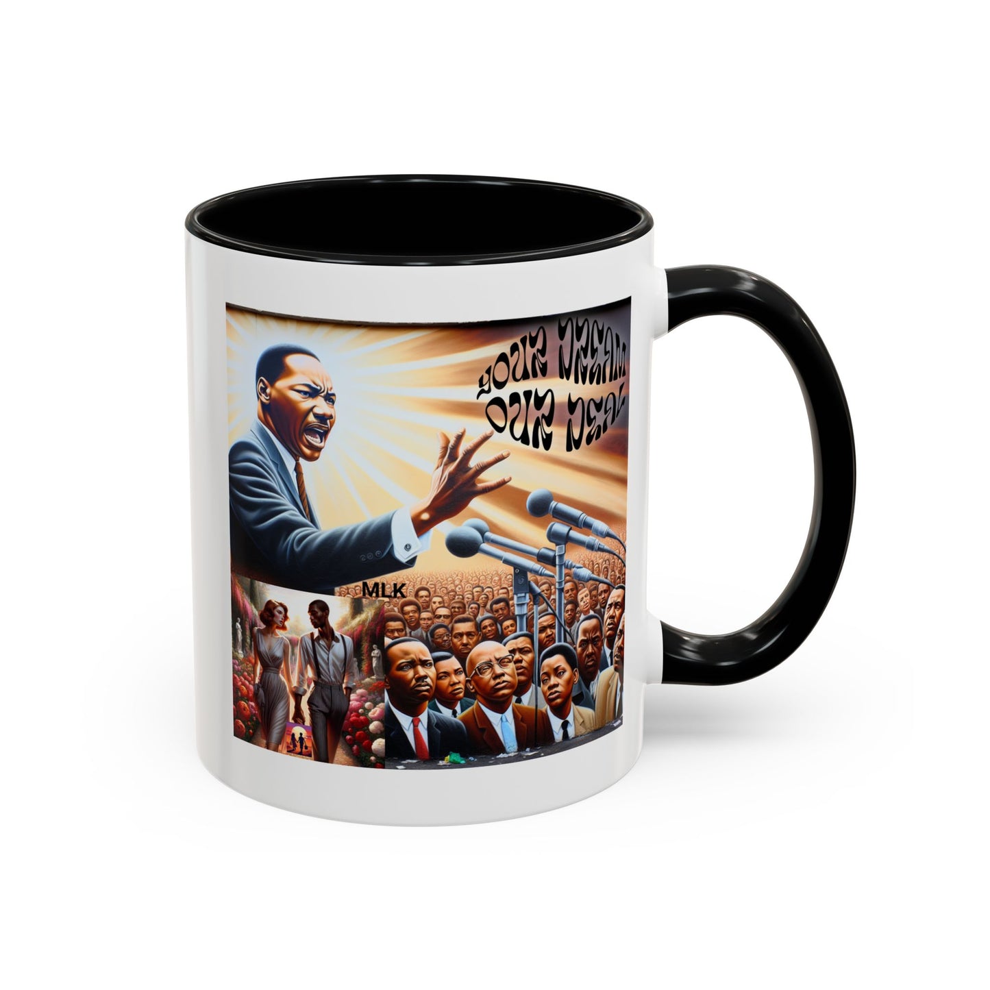 Accent Coffee Mug (11, 15oz)(Your Dream, Our Deal) - Black History Month Product