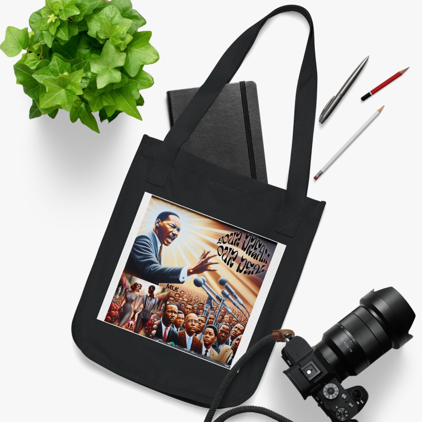 Classy Organic Canvas Tote Bag (Your Dream, Our Deal)-For Black History month