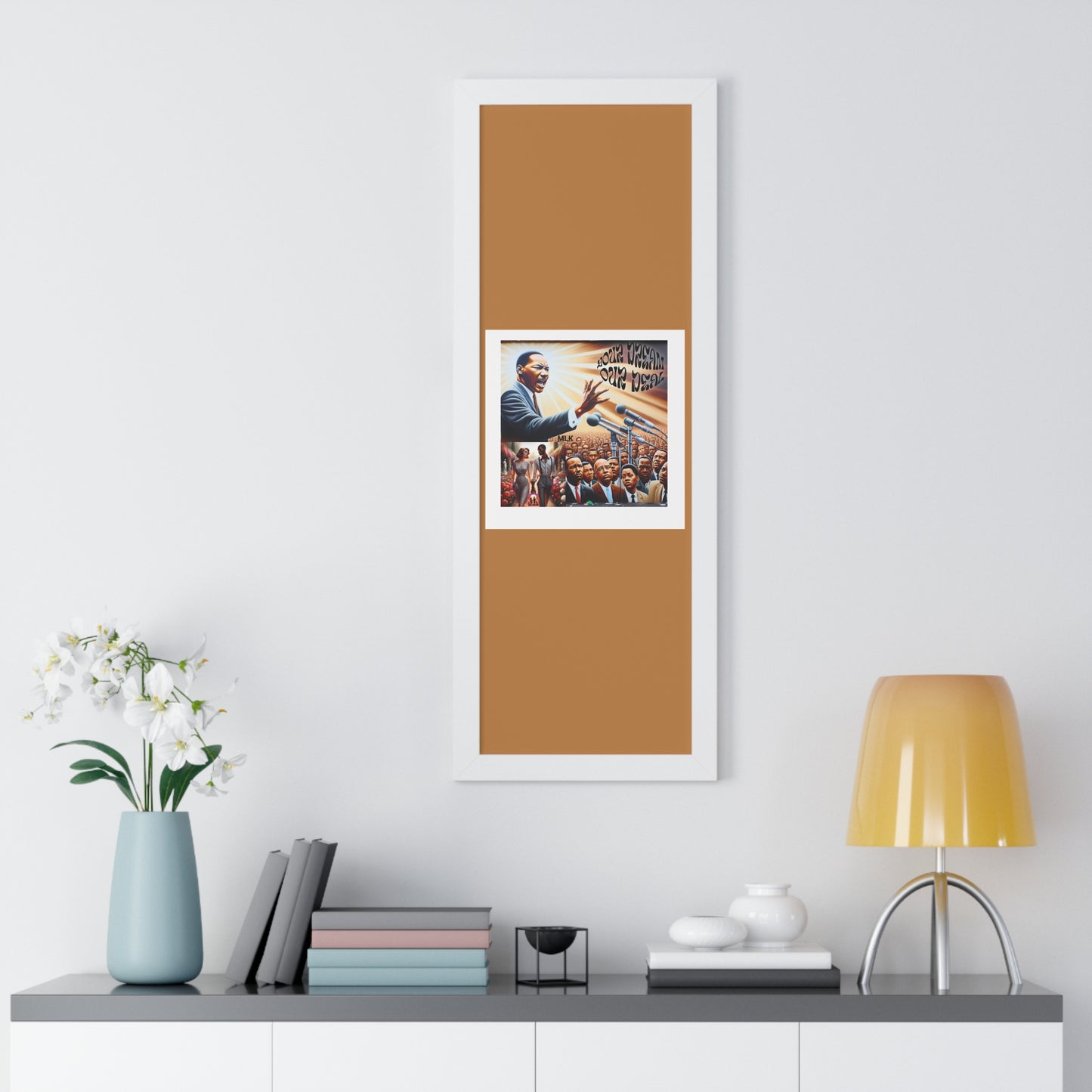 Framed Vertical Poster (Your Dream, Our Deal)- Black History Month Product