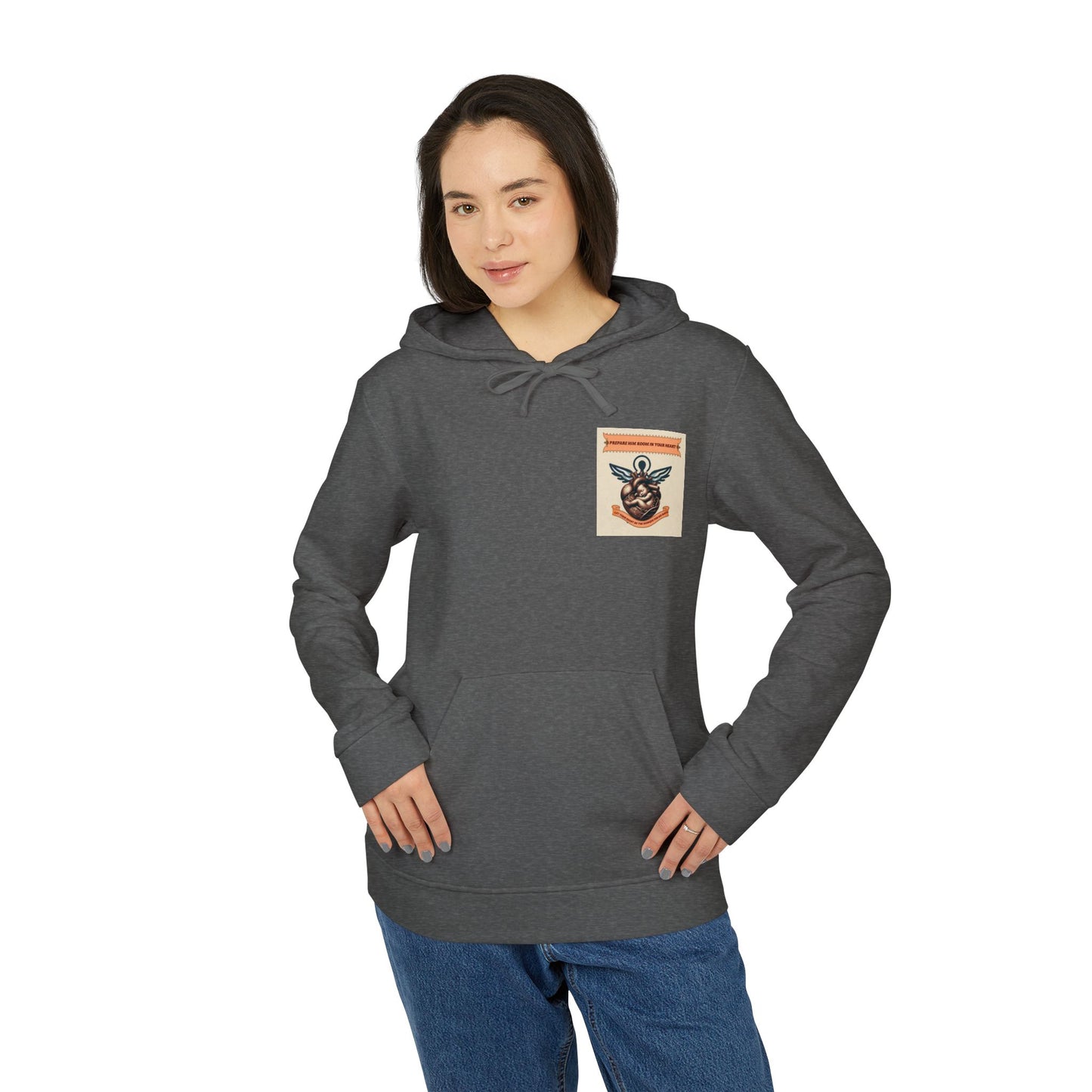adidas Unisex Fleece Hoodie -Prepare Him room