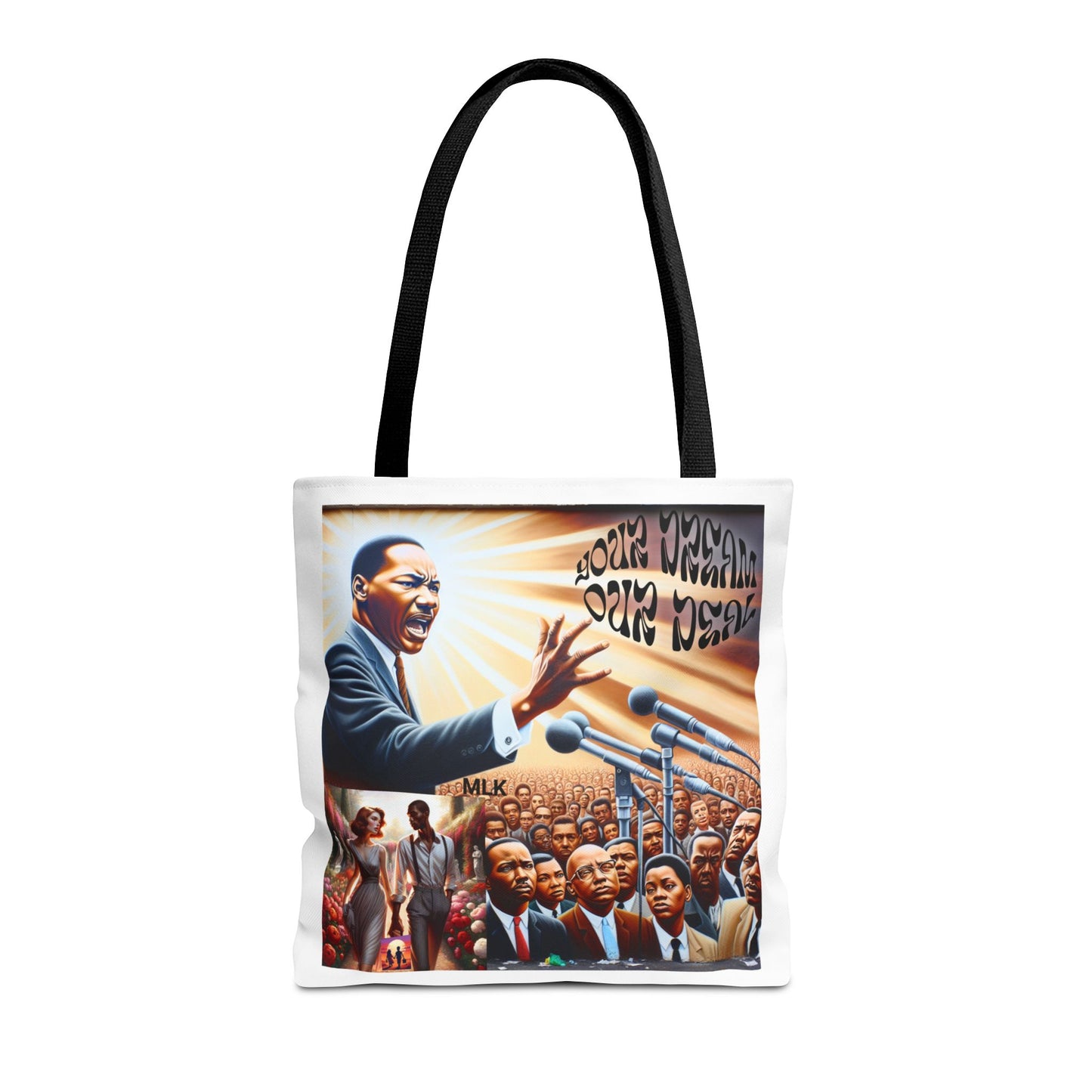 Classy Tote Bag (AOP) (Your Dream, Our Deal)  -For Black History month