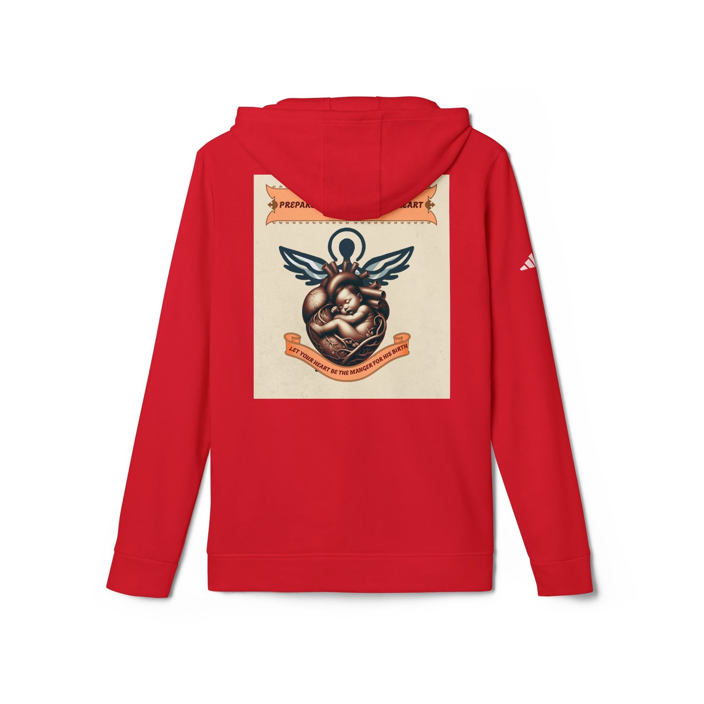 adidas Unisex Fleece Hoodie -Prepare Him room