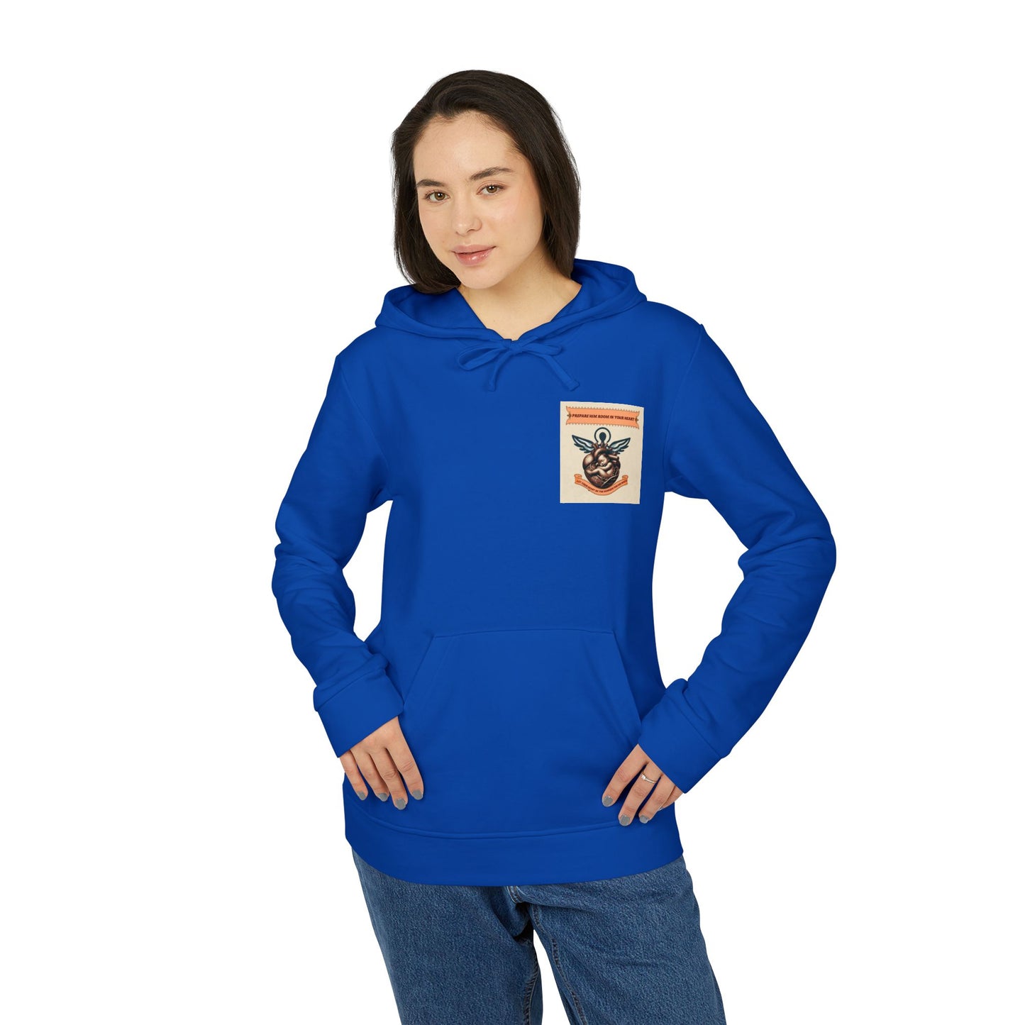 adidas Unisex Fleece Hoodie -Prepare Him room