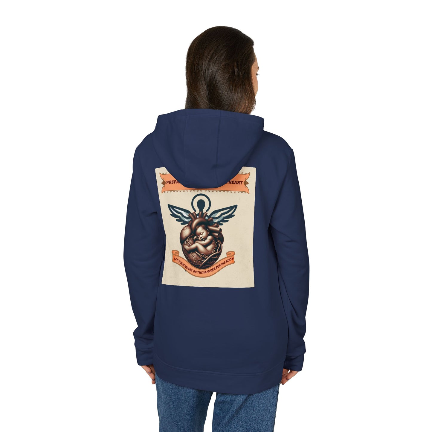adidas Unisex Fleece Hoodie -Prepare Him room