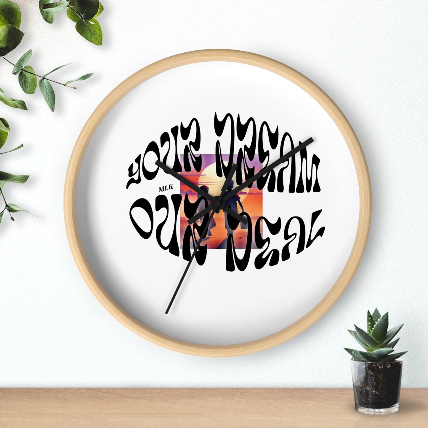 Wall Clock (Your Dream, Our Deal)- Black History Month Product